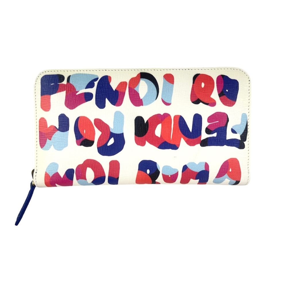 ❌SOLD❌ 🦄RARE🦄 Authentic FENDI Graffiti Logo Wallet - Picture 3 of 16